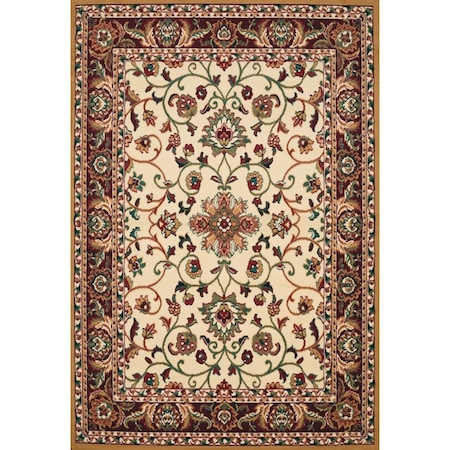 Rlm Distribution 1 ft. 10 in. x 3 ft. Manhattan Columbia Accent Rug, Cream HO2625439